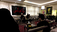 حضور رئیس قوه قضائیه در منزل شهید علی لاریجانی