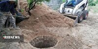 مسدود سازی ۳۹ حلقه چاه غیر مجاز در راز و جرگلان