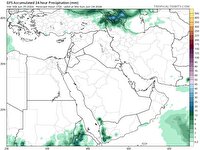 ثبت بارش۲۱.۴ میلی متری باران در چالدران