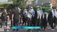 تشییع نمادین شهدای دشت نینوا در اردبیل