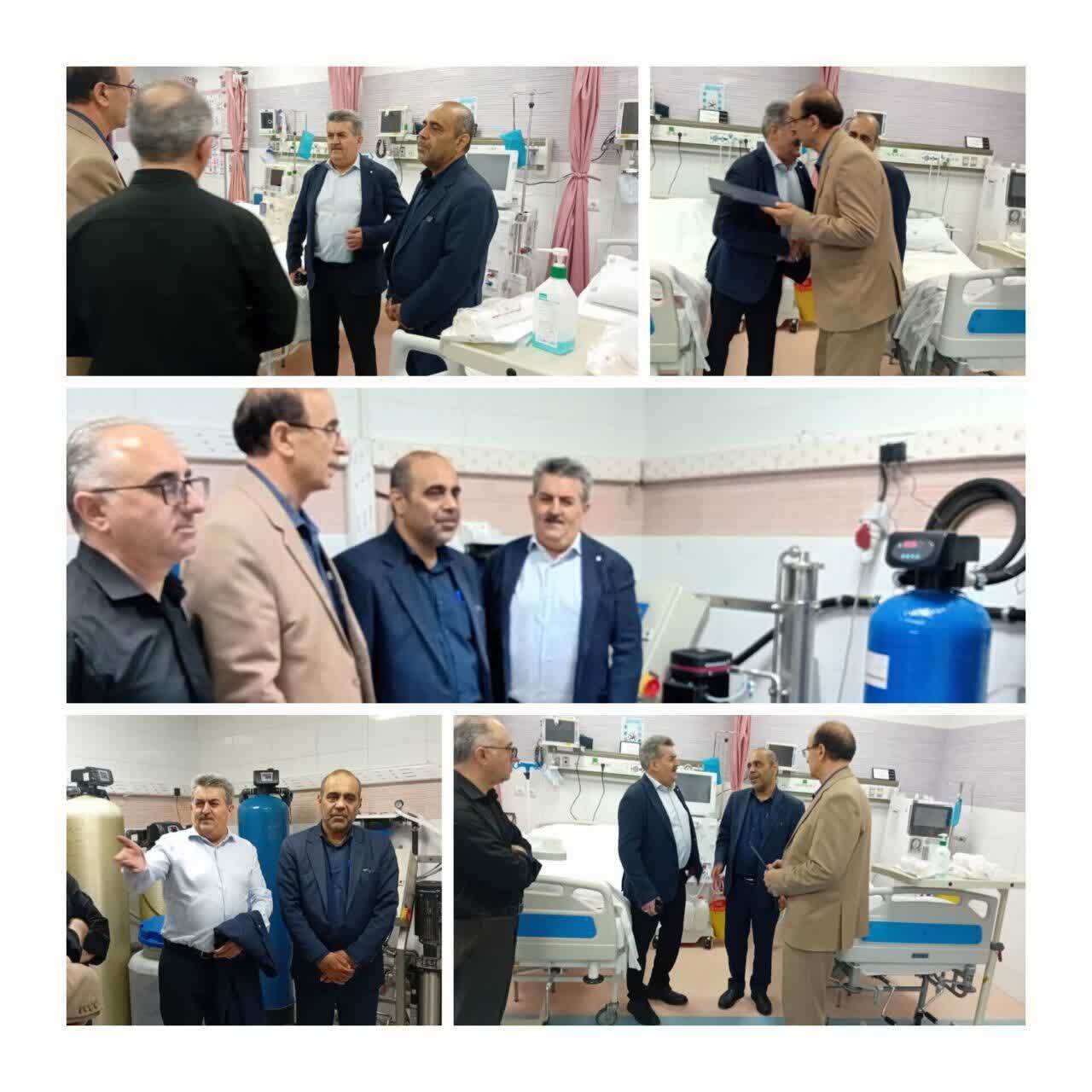 اهدای دستگاه RO  به بیمارستان ۱۵ خرداد مهدیشهر