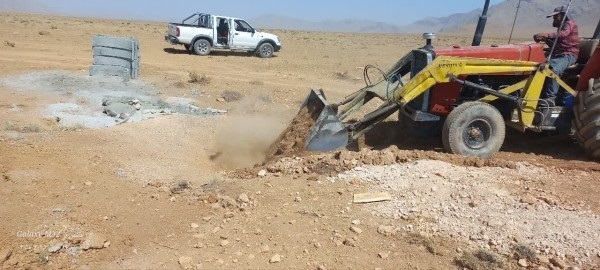 پر و مسدود کردن چهار حلقه چاه غیر مجاز