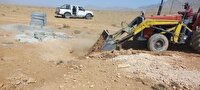 پر و مسدود کردن چهار حلقه چاه غیر مجاز