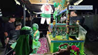 حرکت نمادین کاروان اسرای کربلا در سلطانیه