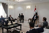 دیدار سید عباس عراقچی با رئیس مجلس عراق