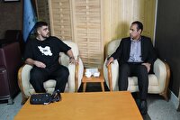دیدار قهرمان آسیا با مدیرکل ورزش و جوانان آذربایجان‌غربی