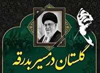 پویش میزبان زائران عبوری بدرقه پیکر مطهر امام شهید در گلستان