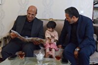 دیدار با خانواده شهید فراجا در جنگ اخیر