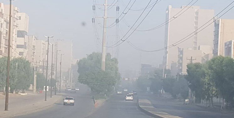 امروز ۹ تیر، آلودگی هوا در ۲ شهر خوزستان