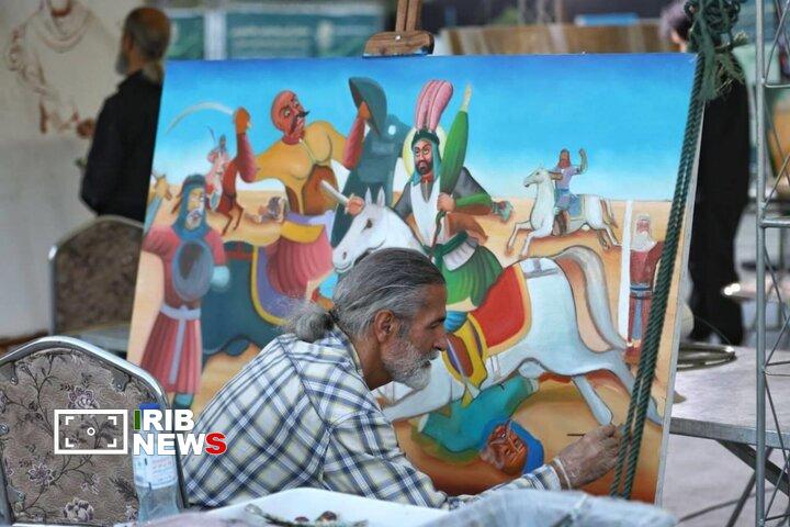 دومین روز رویداد عاشورایی «خیمه هنر» برگزار شد دومین روز رویداد عاشورایی «خیمه هنر» برگزار شد