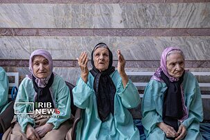 عزاداری ایام شهادت اباعبدالله الحسین(ع) در آسایشگاه سالمندان بانو نسیبه تفرش