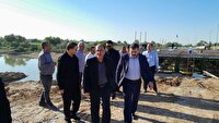 تاکید دادستان مرکز خوزستان بر تکمیل پل سابله سوسنگرد شهرستان دشت آزادگان
