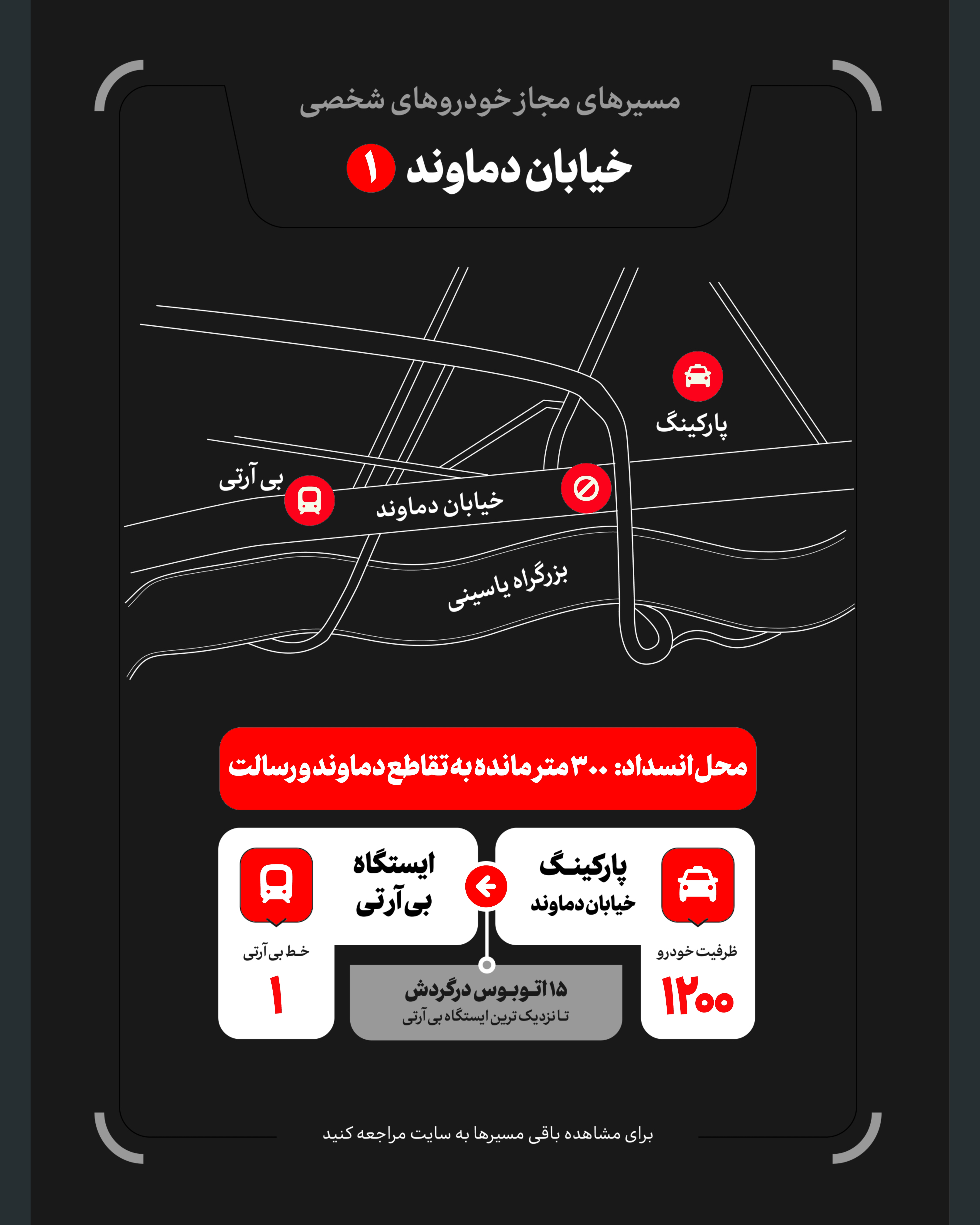 تمهیدات گسترده مدیریت شهری برای مراسم وداع و تشییع رهبر شهید / ۴ پهنه پارک خودرو تعیین شد