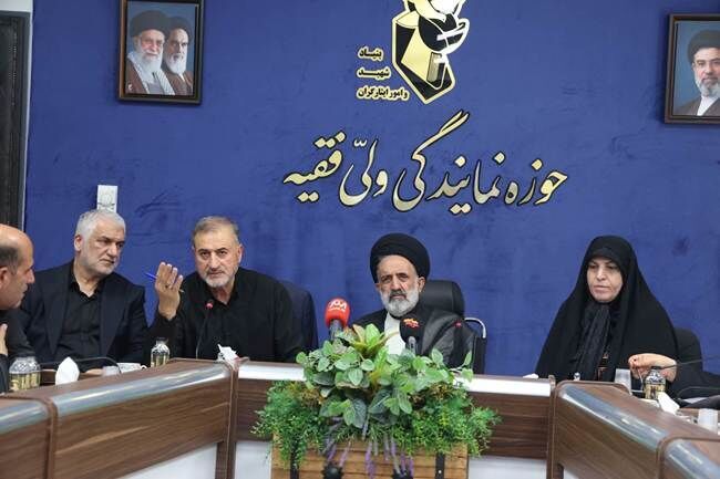 سومین نشست هماهنگی برنامه‌های محوری ستاد بنیاد شهید برای آیین تشییع رهبر شهید