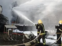 مهار آتش سوزی در تأسیسات شرکت آرامکو عربستان