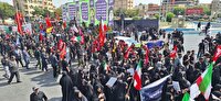 قافله عزاداری مردم اصفهان در سالروز رحلت پیامبر اکرم (ص)