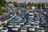 ترافیک ورودی‌های تهران در اولین روز هفته