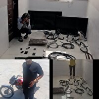بازداشت سارقان حرفه‌ای منازل و کشف اموال مسروقه در آبادان