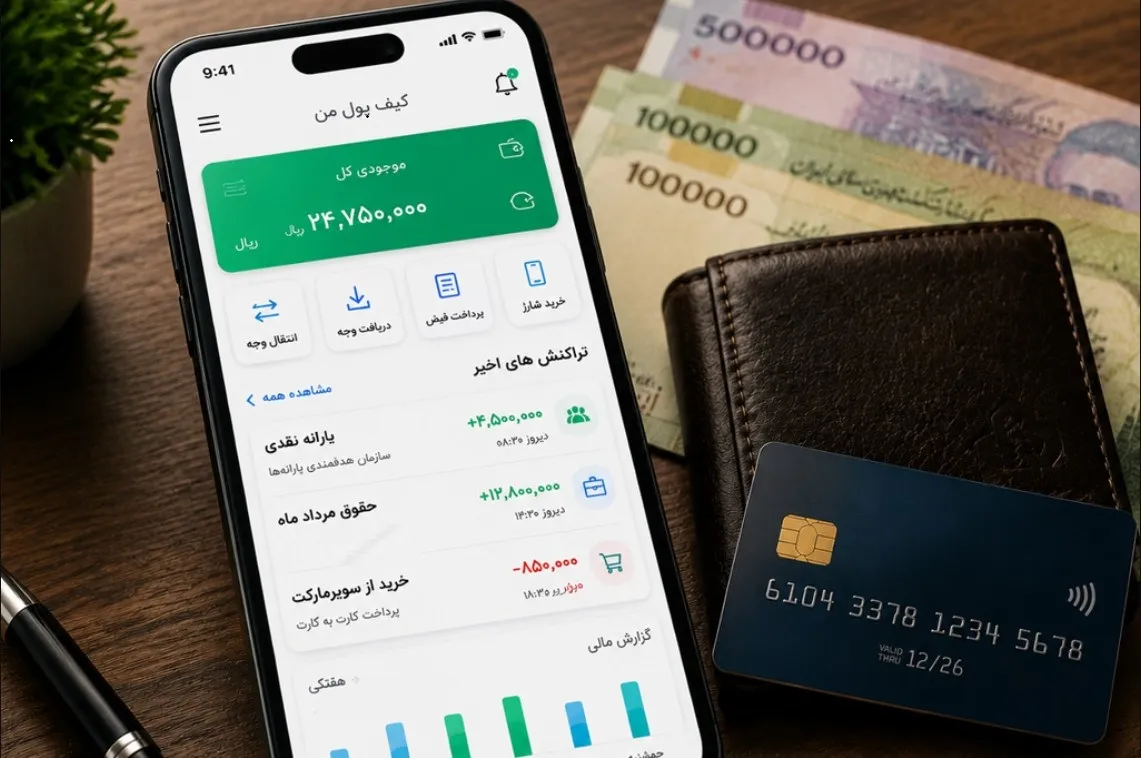 کیف پول ایران؛ انتقال وجه با شماره موبایل و بدون کارت