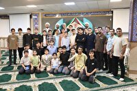 جواد فروغی در جمع قاریان نوجوان